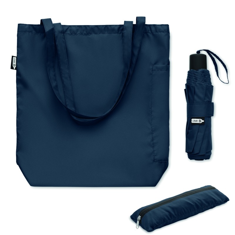 Paraguas plegable RPET con bolsa Seattle 21"