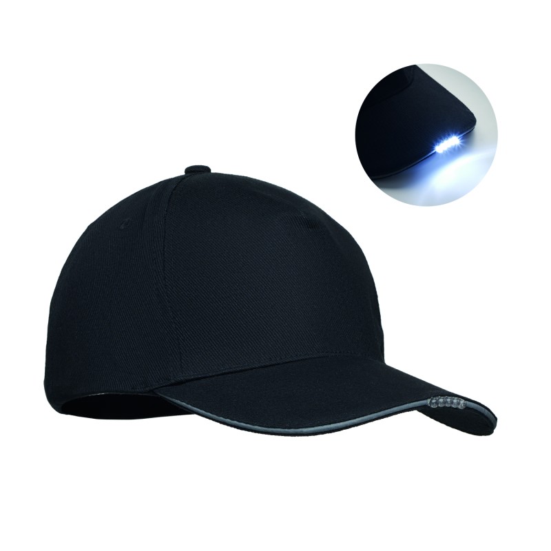 Gorra LED de 5 paneles Luzcap