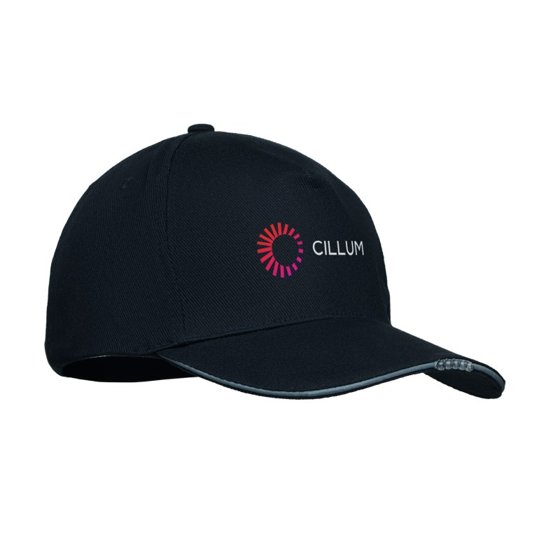 Gorra LED de 5 paneles Luzcap