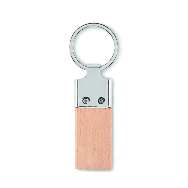 Llavero de madera de caucho Llaving