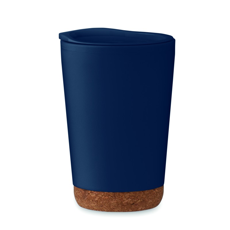 Vaso de doble pared con base de corcho Co 300 ml