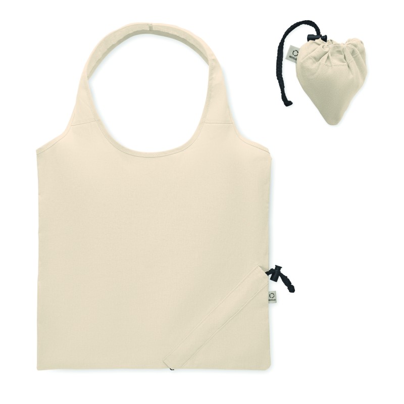 Bolsa plegable de algodón reciclado Carrie