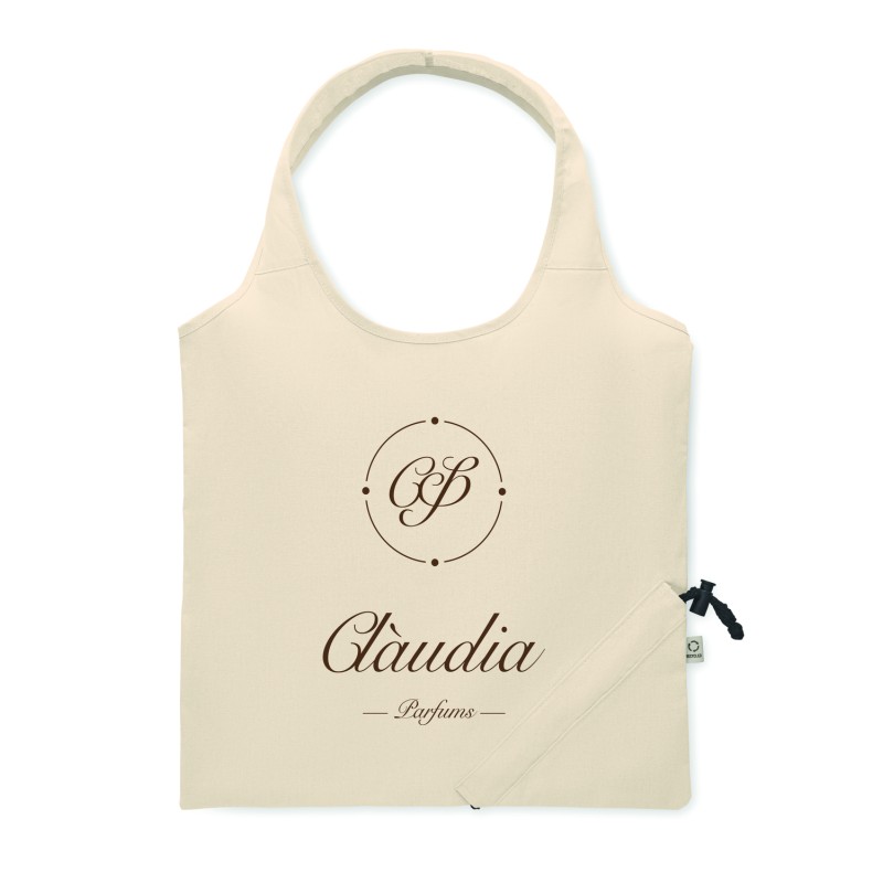 Bolsa plegable de algodón reciclado Carrie