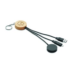 Llavero con cable de carga 4 en 1 Bule