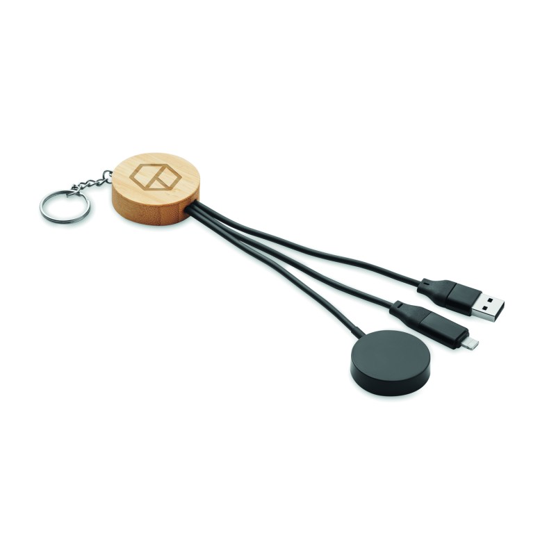 Llavero con cable de carga 4 en 1 Bule