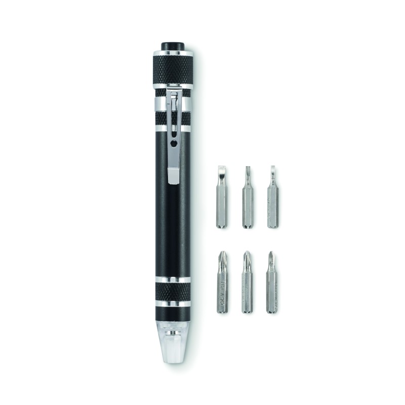 Multiherramienta bolígrafo con linterna Tubular