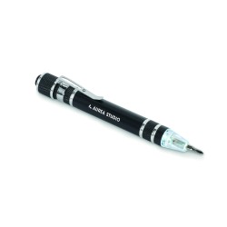 Multiherramienta bolígrafo con linterna Tubular