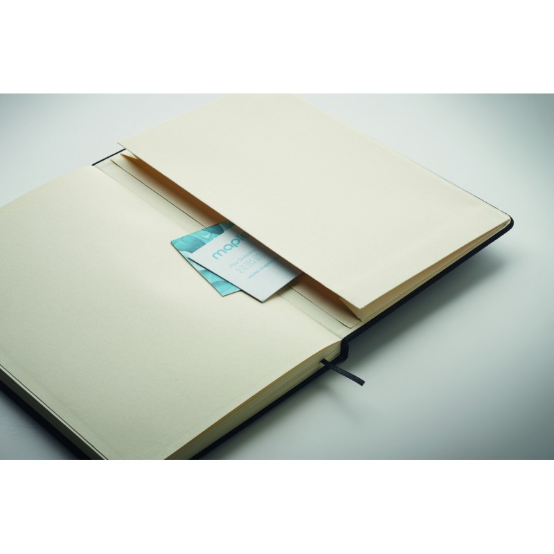 Libreta A5 de RPET con bolígrafo Nota