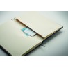 Libreta A5 de RPET con bolígrafo Nota