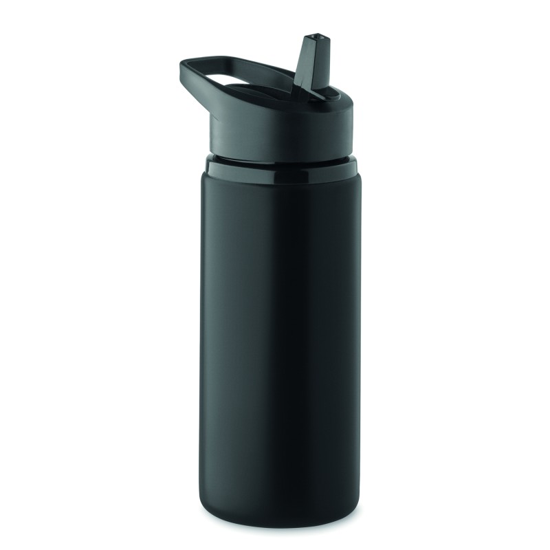 Botella de acero reciclado con pajita Spot 500 ml