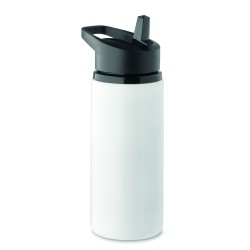Botella de acero reciclado con pajita Spot 500 ml