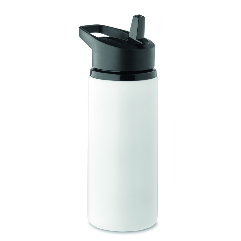 Botella de acero reciclado con pajita Spot 500 ml