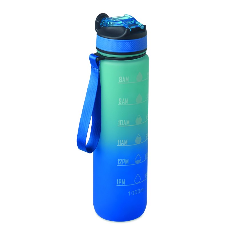 Botella deportiva RPET con pajita Activate 1 L