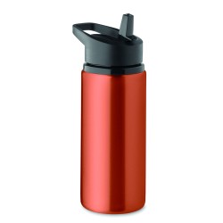 Botella de acero reciclado con pajita Spot 500 ml