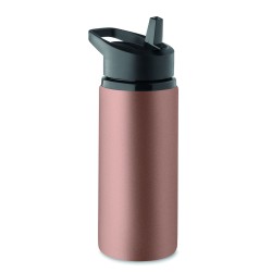 Botella de acero reciclado con pajita Spot 500 ml