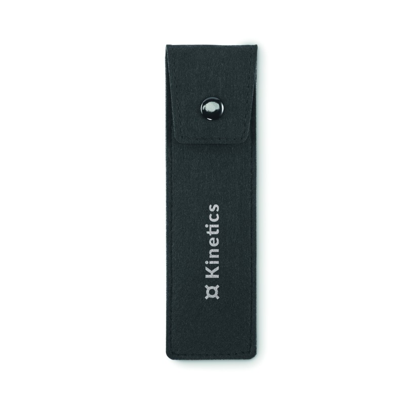 Estuche de fieltro RPET para bolígrafos Cencil