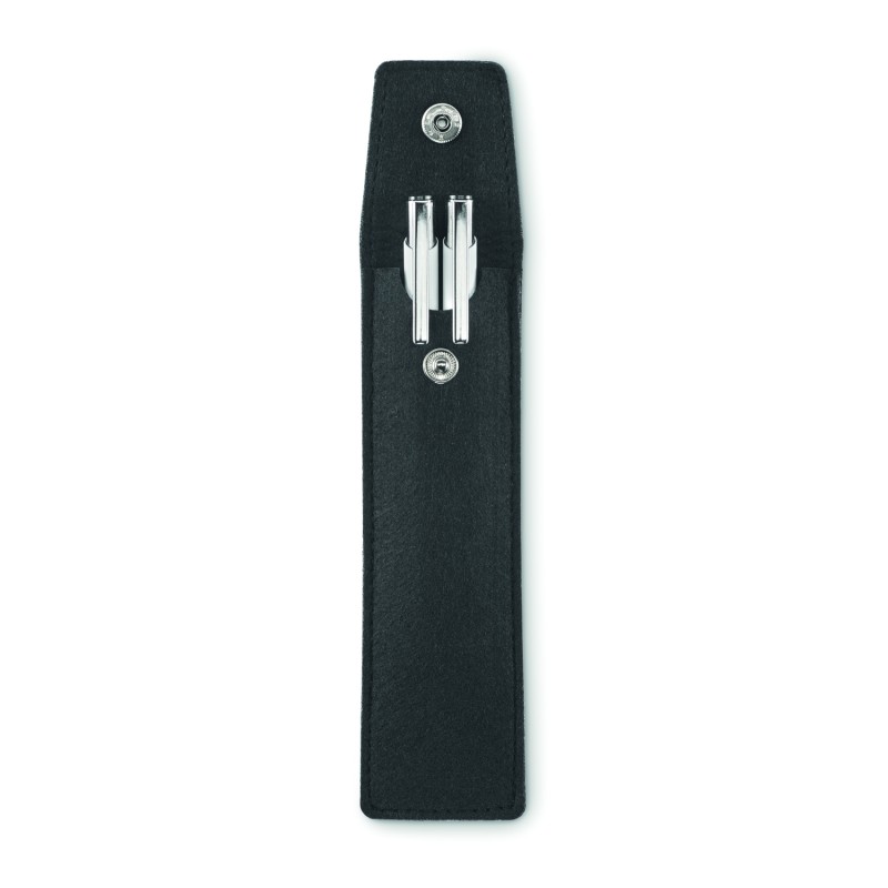 Estuche de fieltro RPET para bolígrafos Cencil