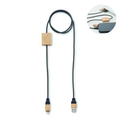 Cable de carga RPET 60 W Caboo
