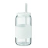 Vaso de borosilicato con pajita Borosip 550 ml