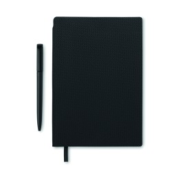 Libreta A5 de PU con bolígrafo Nota