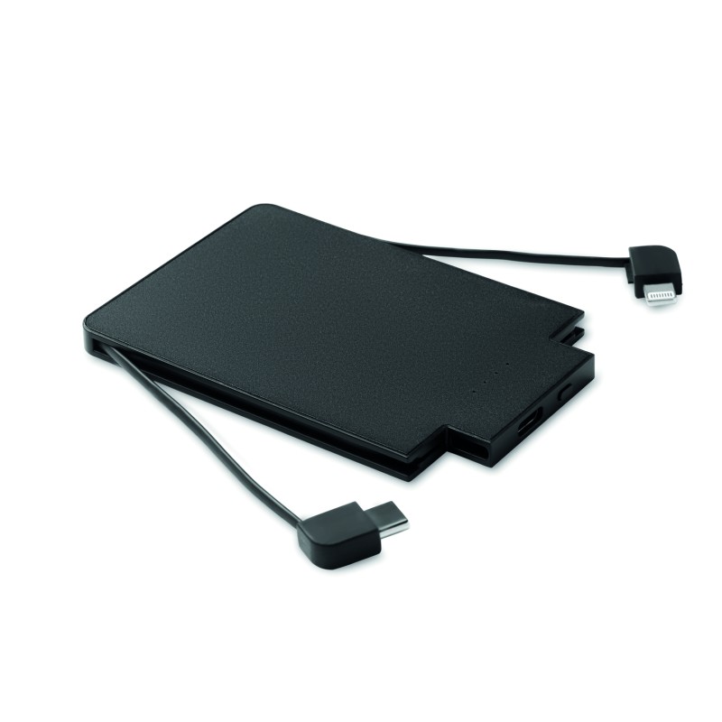 Powerbank magnético con cables integrados Slimpo 2500 mAh