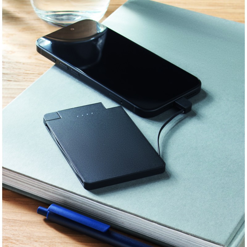 Powerbank magnético con cables integrados Slimpo 2500 mAh