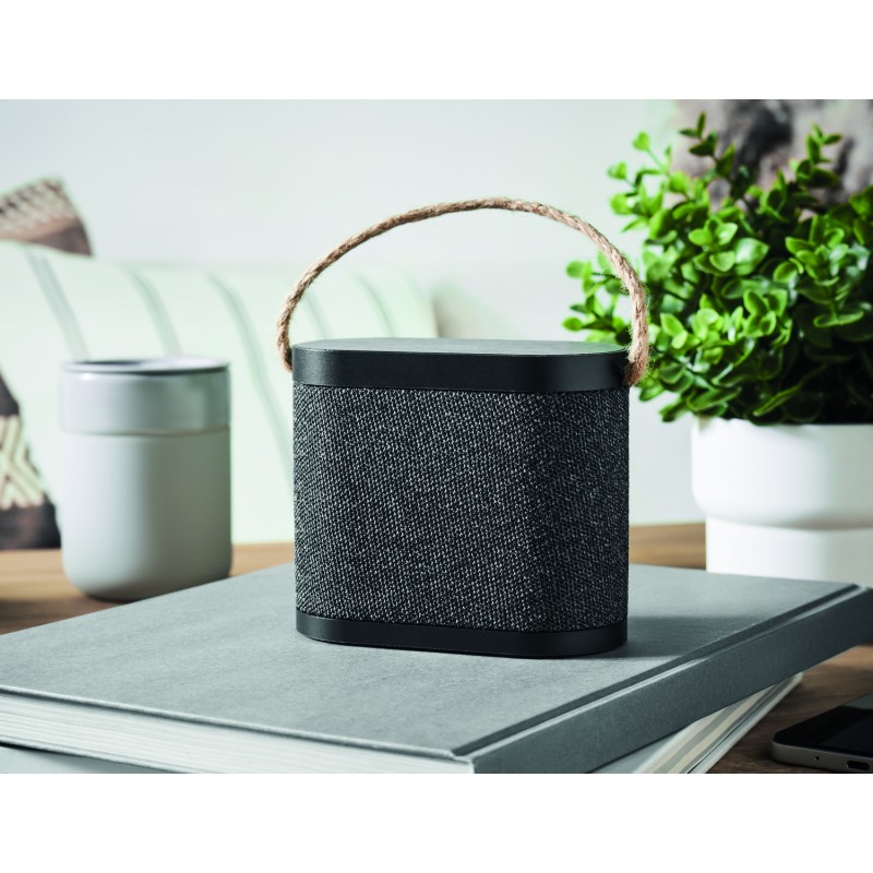 Altavoz inalámbrico de RPET y bambú Wusic