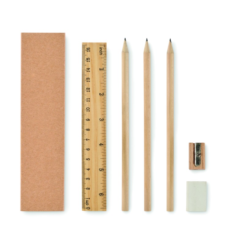 Set de escritura en caja de papel Stox