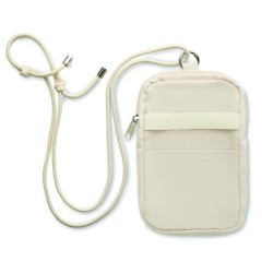 Bolso bandolera para smartphone de algodón reciclado Mobibolsa