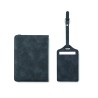 Set de porta pasaporte e identificador de maleta Jettag
