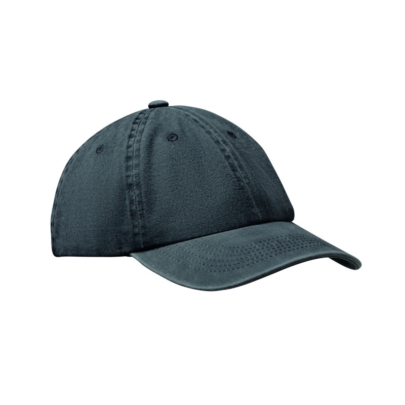 Gorra de 6 paneles de algodón lavado Beau