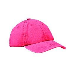 Gorra de 6 paneles de algodón lavado Beau