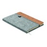Libreta A5 de corcho y fieltro RPET Corkbook