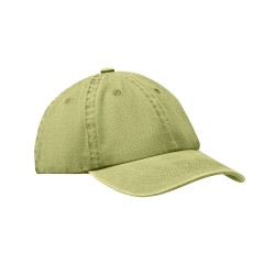 Gorra de 6 paneles de algodón lavado Beau