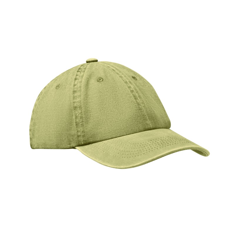 Gorra de 6 paneles de algodón lavado Beau