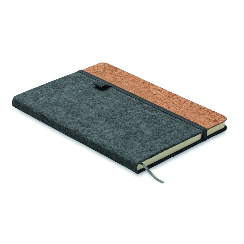 Libreta A5 de corcho y fieltro RPET Corkbook