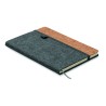 Libreta A5 de corcho y fieltro RPET Corkbook
