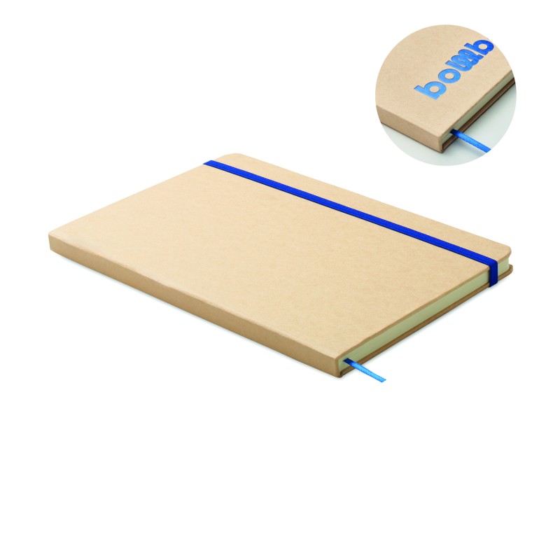 Libreta A5 de cartón reciclado Route