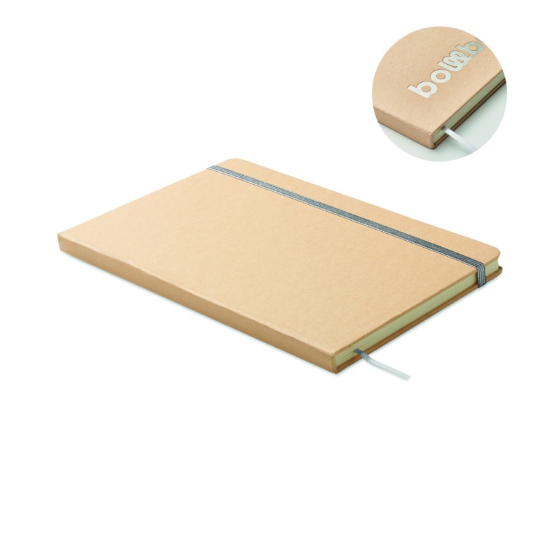Libreta A5 de cartón reciclado Route