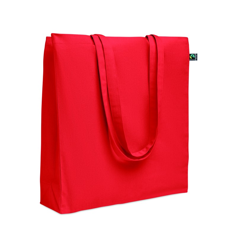 Bolsa de algodón Fairtrade con fuelle Osole++ Colour
