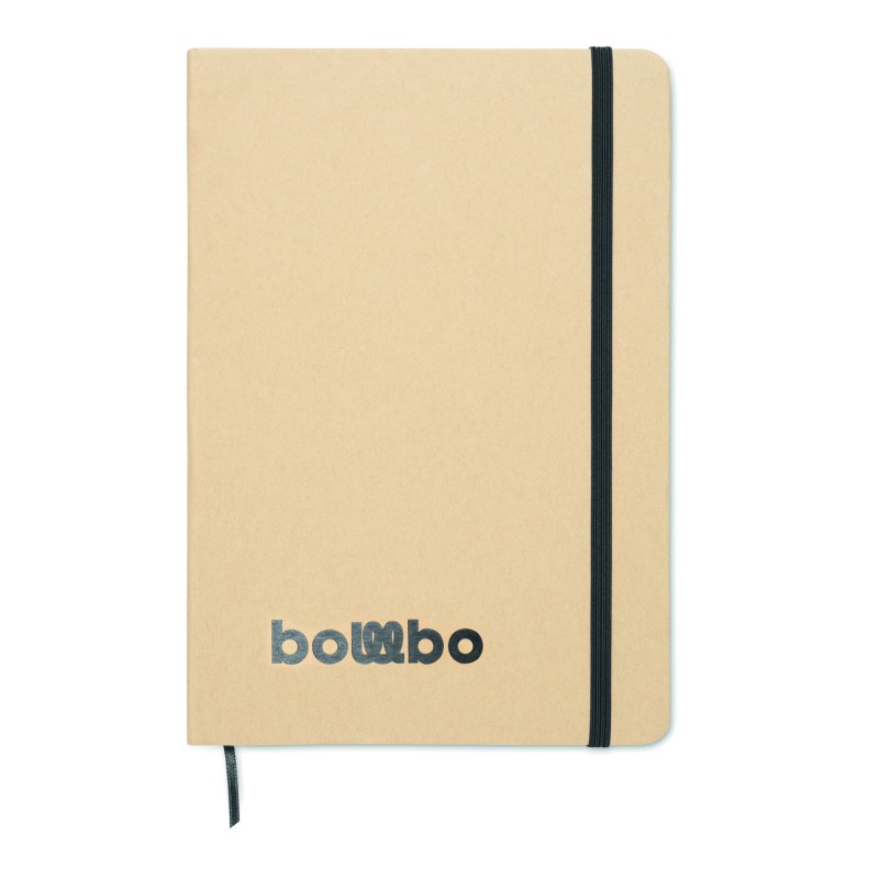 Libreta A5 de cartón reciclado Route