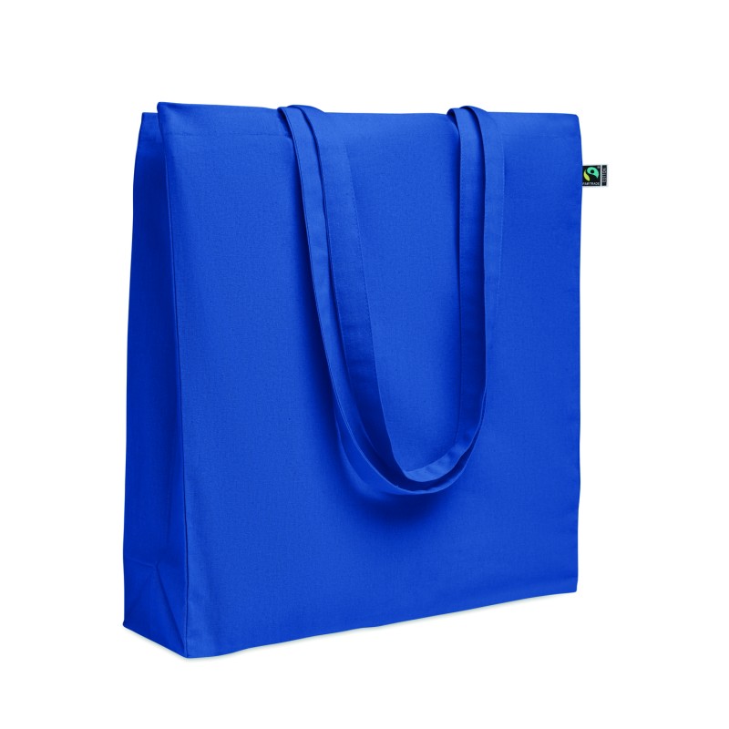 Bolsa de algodón Fairtrade con fuelle Osole++ Colour