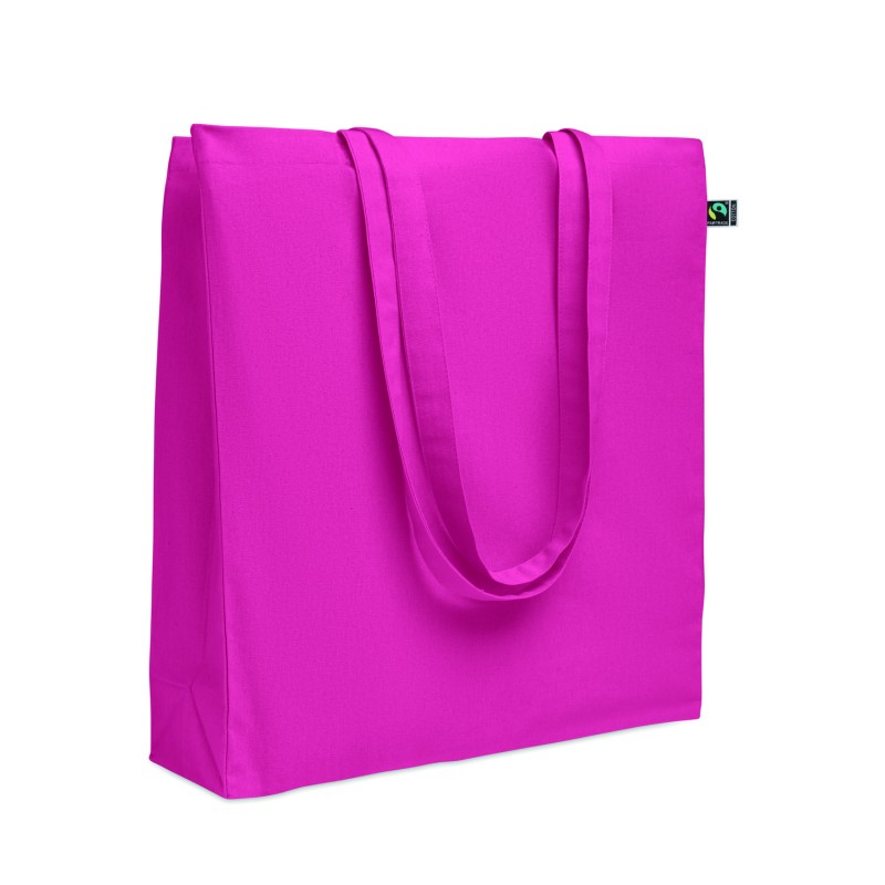 Bolsa de algodón Fairtrade con fuelle Osole++ Colour