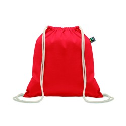 Mochila de cuerdas de algodón Fairtrade Osole Draw Colour