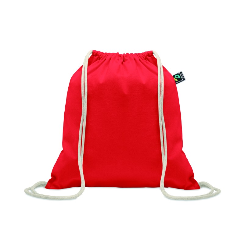 Mochila de cuerdas de algodón Fairtrade Osole Draw Colour