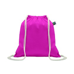 Mochila de cuerdas de algodón Fairtrade Osole Draw Colour