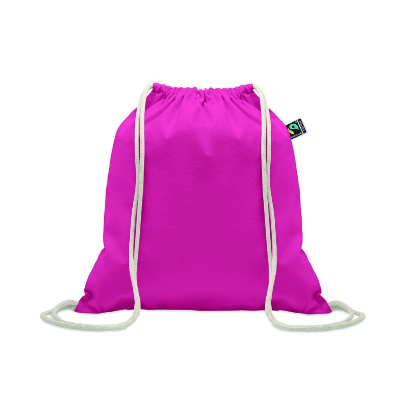 Mochila de cuerdas de algodón Fairtrade Osole Draw Colour
