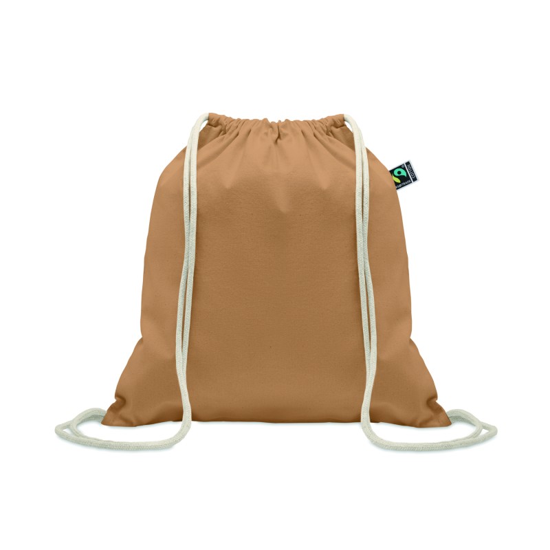 Mochila de cuerdas de algodón Fairtrade Osole Draw Colour