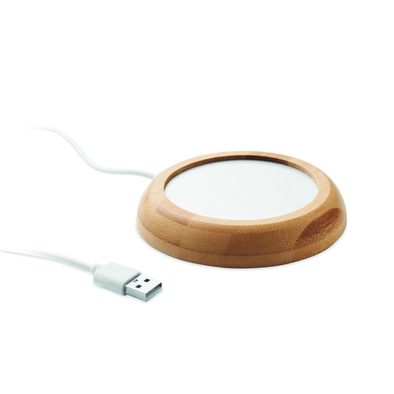 Calentador de tazas USB de bambú Muglet