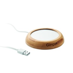 Calentador de tazas USB de bambú Muglet